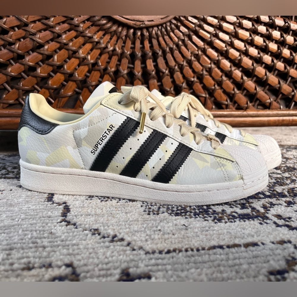 Adidas Camouflage Superstar Shoes - Men’s 7 / Women’s 8